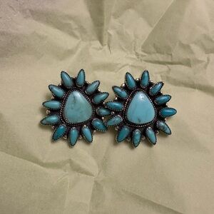 Turquoise Teardrop Earrings